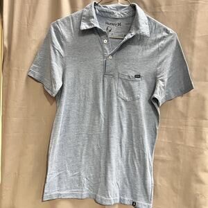 Hurley Men's Pique Polo shirt, size Small grey BR2230